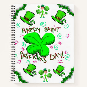 Carnet Spiral St. Patrick's Day