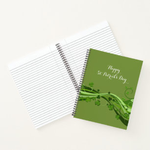 Carnet Spiral St. Patrick's Day Floral