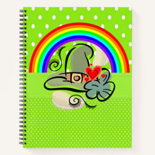 Carnet Spiral St. Patrick's Day Rainbow