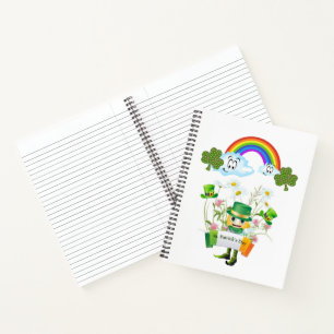 Carnet Spiral St. Patrick's Day Rainbow