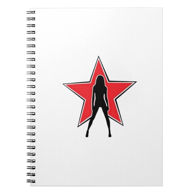 Carnet Spiral Star Woman (Devant)