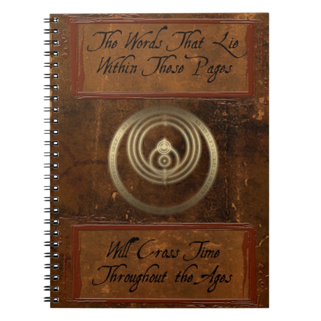 Carnet Spiral Temps Ancien (Devant)