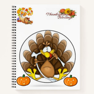 Carnet Spiral Thanksgiving