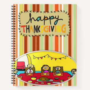 Carnet Spiral Thanksgiving
