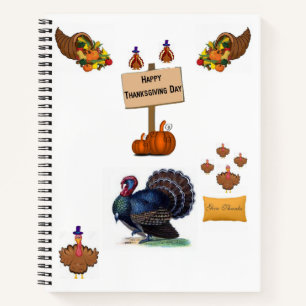 Carnet Spiral Thanksgiving