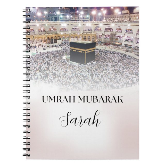Carnet Spiral Umrah Moubarak (Devant)