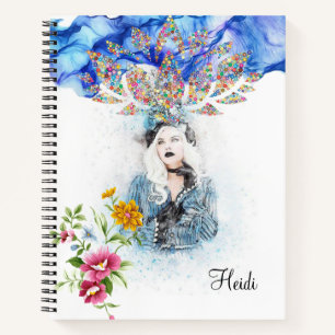 Carnet Spiral Victorian femme Floral