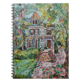 Carnet Spiral Victorian Home