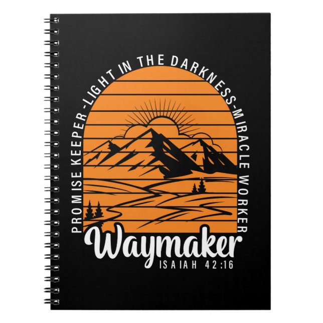 CARNET spiral WAYMAKER (Devant)