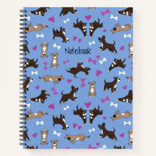 Carnet Spirale Amoureux des chiens du laboratoire de comp