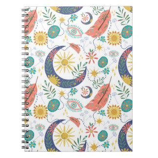 Carnet Spirale Bohème Céleste Plein de Reflets