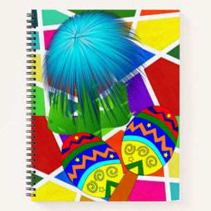 Carnet spirale Cactus mexicain
