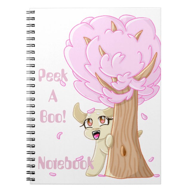 Carnet Spirale de chiot Peek-A-Boo (Devant)