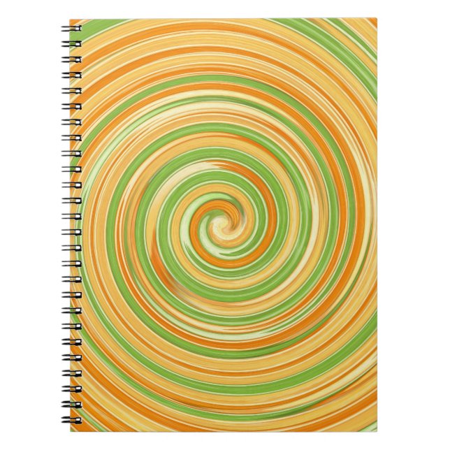 Carnet Spirale de couleurs de citrus amusantes  (Devant)