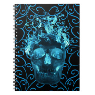Carnet spirale de la flamme bleue