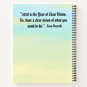 Carnet Spirale Motivationnelle inspirée par le coucher d