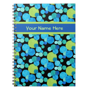Carnet spirale ou Journal, Motif Blue Moons