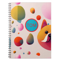 Carnet spiralé personnalisé pour enfants avec chie