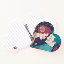carnet spiralé Saint-Valentin