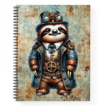 Carnet spirale Steampunk