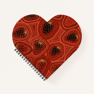 Carnet Spirale tourbillon de fraise