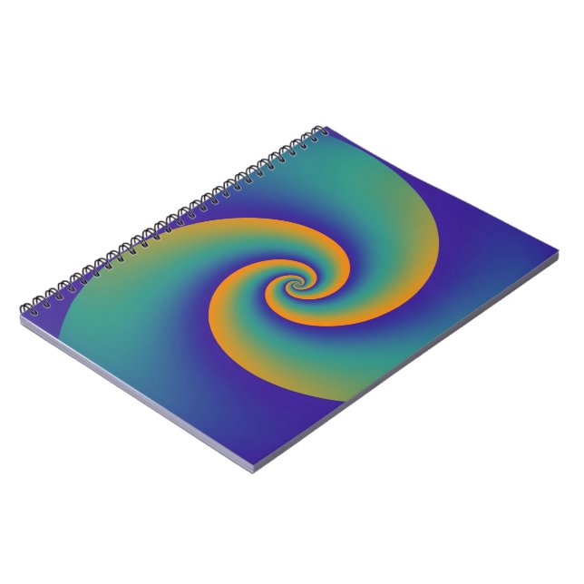 Carnet Spirales Arrière - plans Abstraites V (Côté gauche)