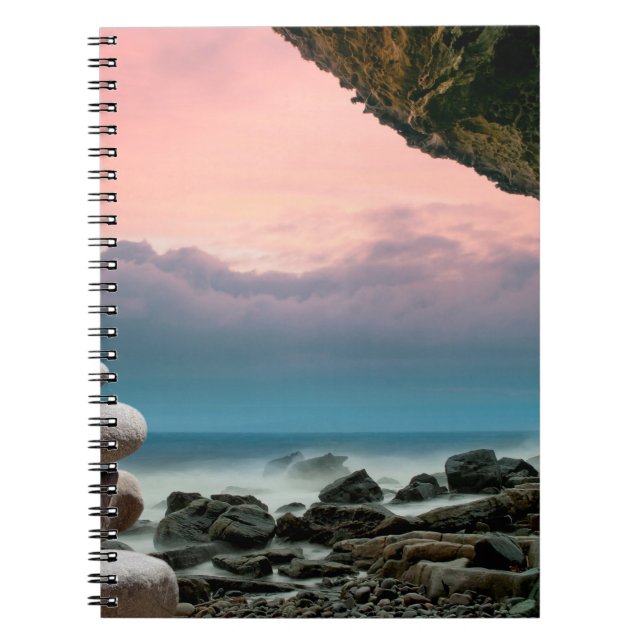 Carnet Spiritualité des côtes de Feng shui pierres (Devant)
