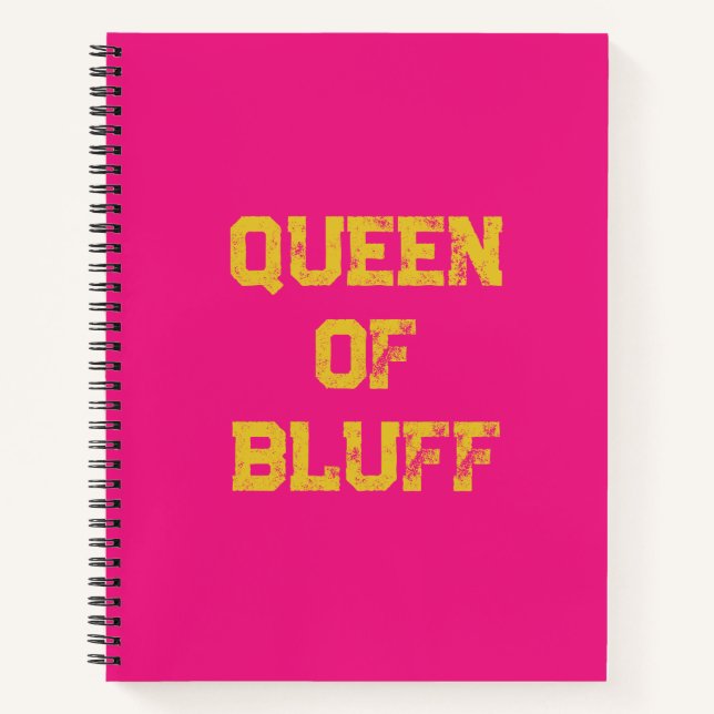 Carnet spirituel Bluff Queen (Devant)
