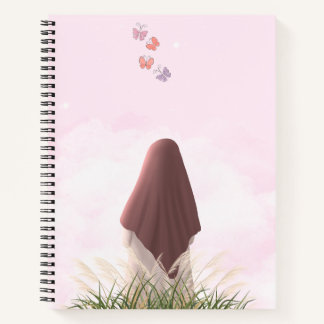 Carnet spirituel de fille musulmane - Pastel Art i