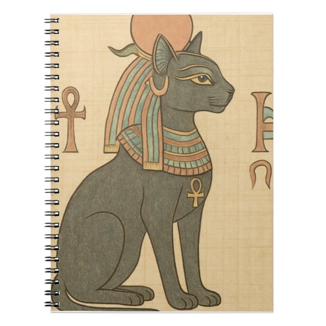 Carnet spirituel de la déesse égyptienne Bastet (Devant)