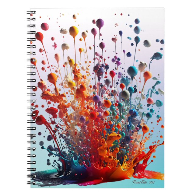 CARNET SPLATTER DRIP DROP (Devant)