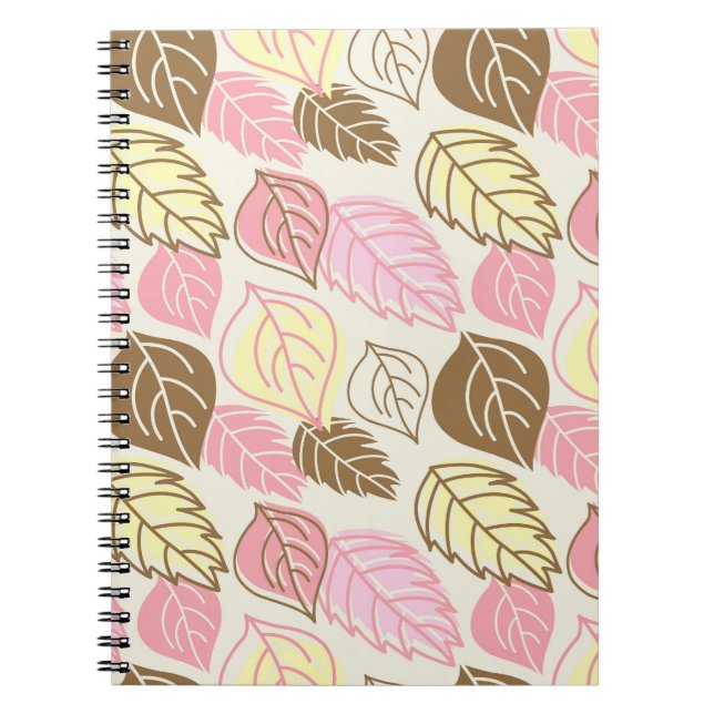Carnet Splendor d'automne : Motif sans feuille (Devant)