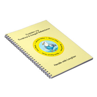 Carnet Splish Splash funny summer Seagull vacation memory