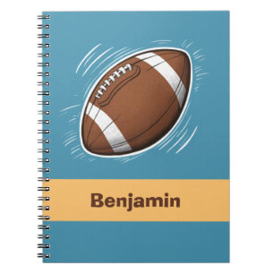 Carnet Sport tendance Boy Football Américain Personnalisé