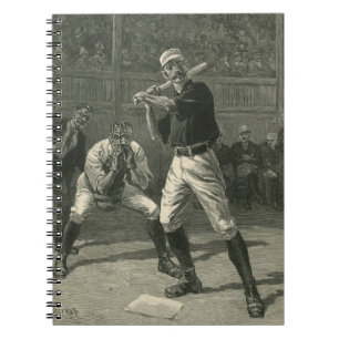 Carnet Sports vintages, joueurs de baseball par Thulstrup