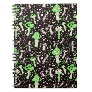 Carnet Spring-bound notebook "Mushrooms"