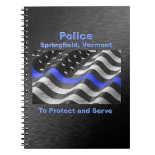 Carnet Springfield, Vermont. Police