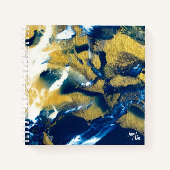 Carnet SpWW Gleaming Indigo Spiral (Devant)