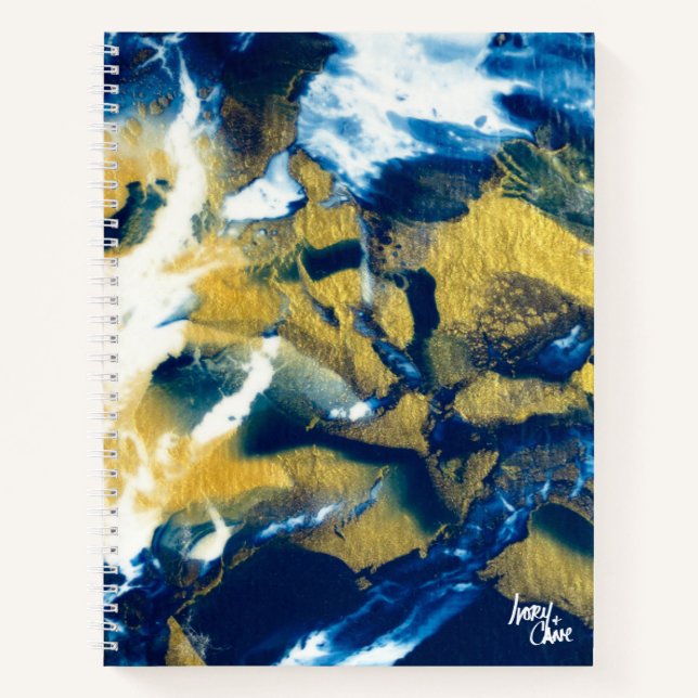 Carnet SpWW Gleaming Indigo Spiral (Devant)