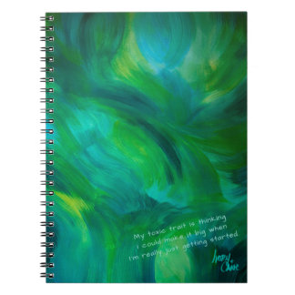 Carnet SPWW Green avec Envy Green et Turquoise Spiral Jou