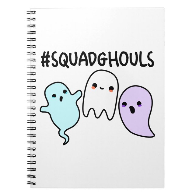 Carnet Squad Ghouls Drôle Jeu d'Halloween (Devant)