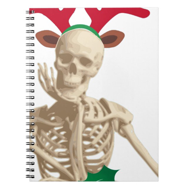Carnet squelette cauchemar noël (Devant)