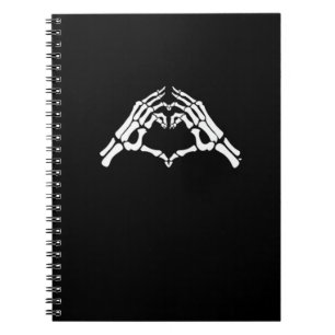 Carnet Squelette Coeur Et Main Signal