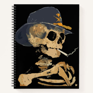 Carnet Squelette de Cow-boy Fumeur
