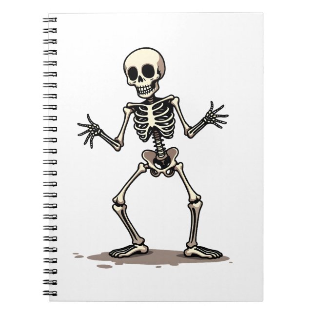 Carnet Squelette faisant le Dab � Chemise de danse drôle  (Devant)