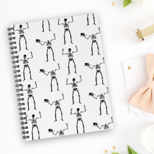 Carnet Squelettes d'Halloween, des friandises ou un sort,