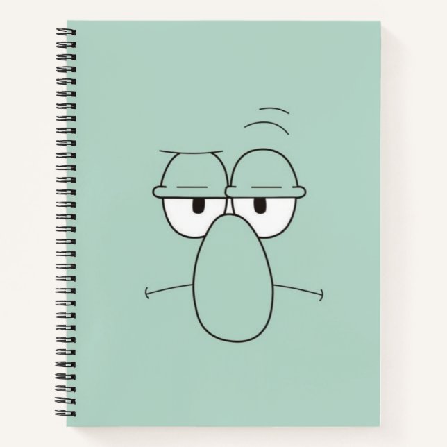 Carnet Squidward Inspired Notebook (Devant)