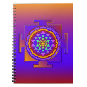 Carnet SRI YANTRA full colored + your ideas