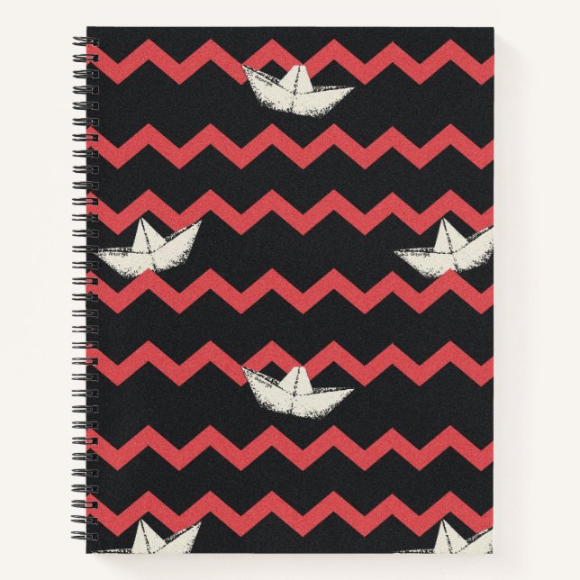 Carnet SS Georgie Boat Chevron Motif (Devant)