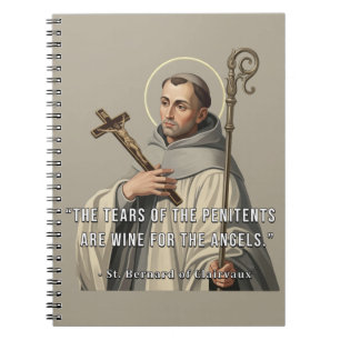 Carnet St. Bernard de Clairvaux Anges du Vin Catholique
